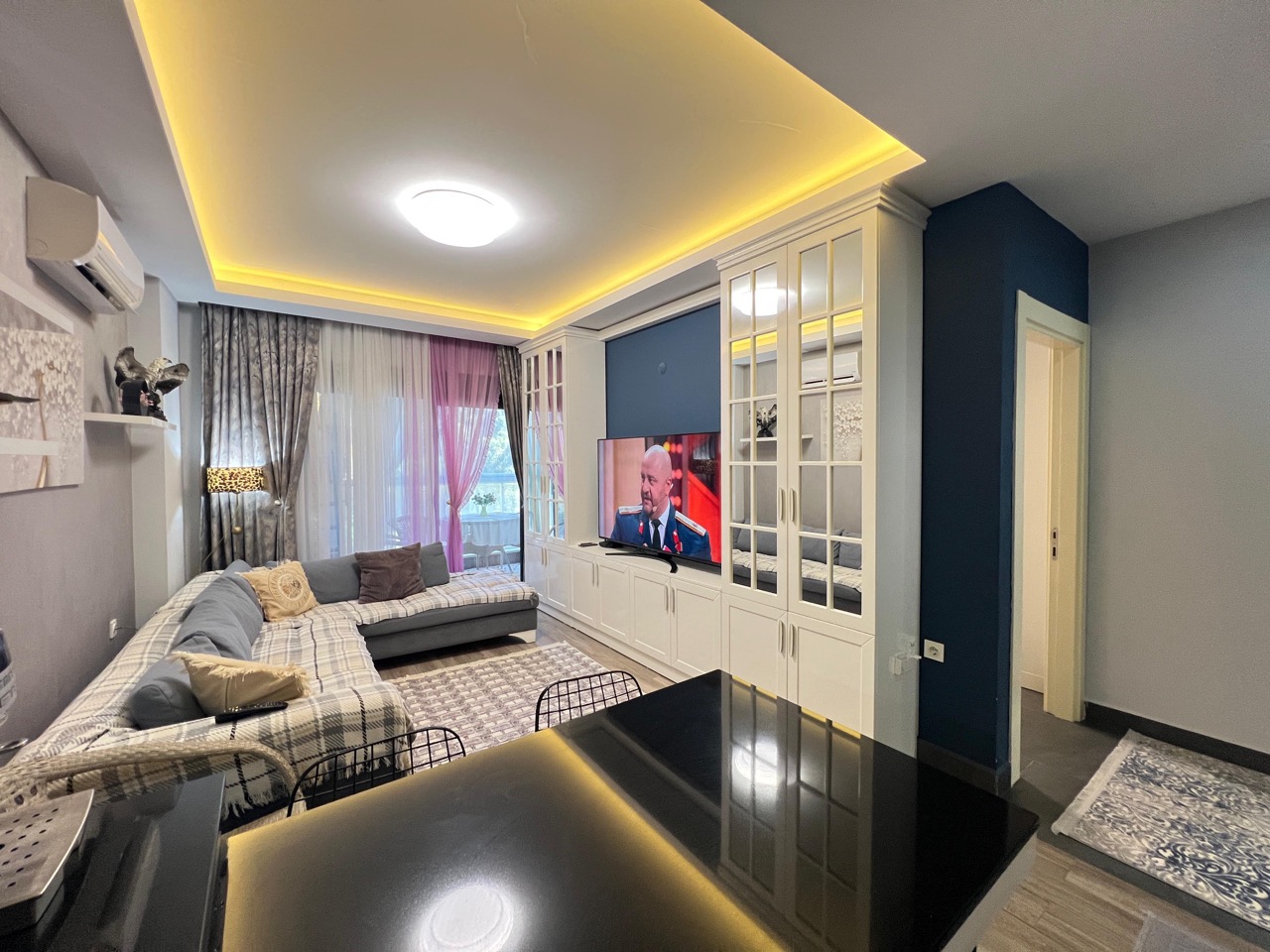 Меблированная квартира 1+1 в 300 метрах от пляжа в Махмутларе - Фото 8
