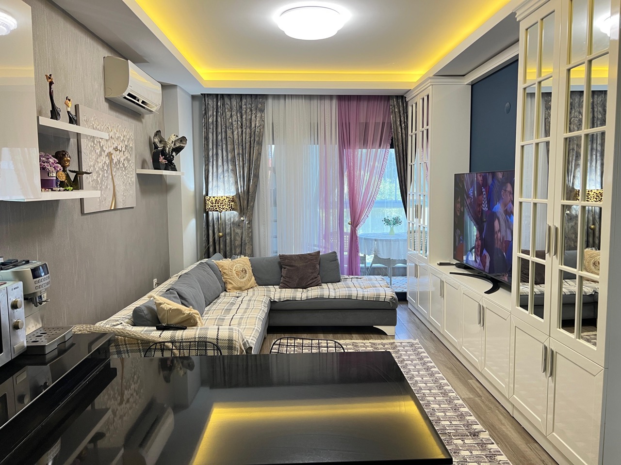 Меблированная квартира 1+1 в 300 метрах от пляжа в Махмутларе - Фото 9