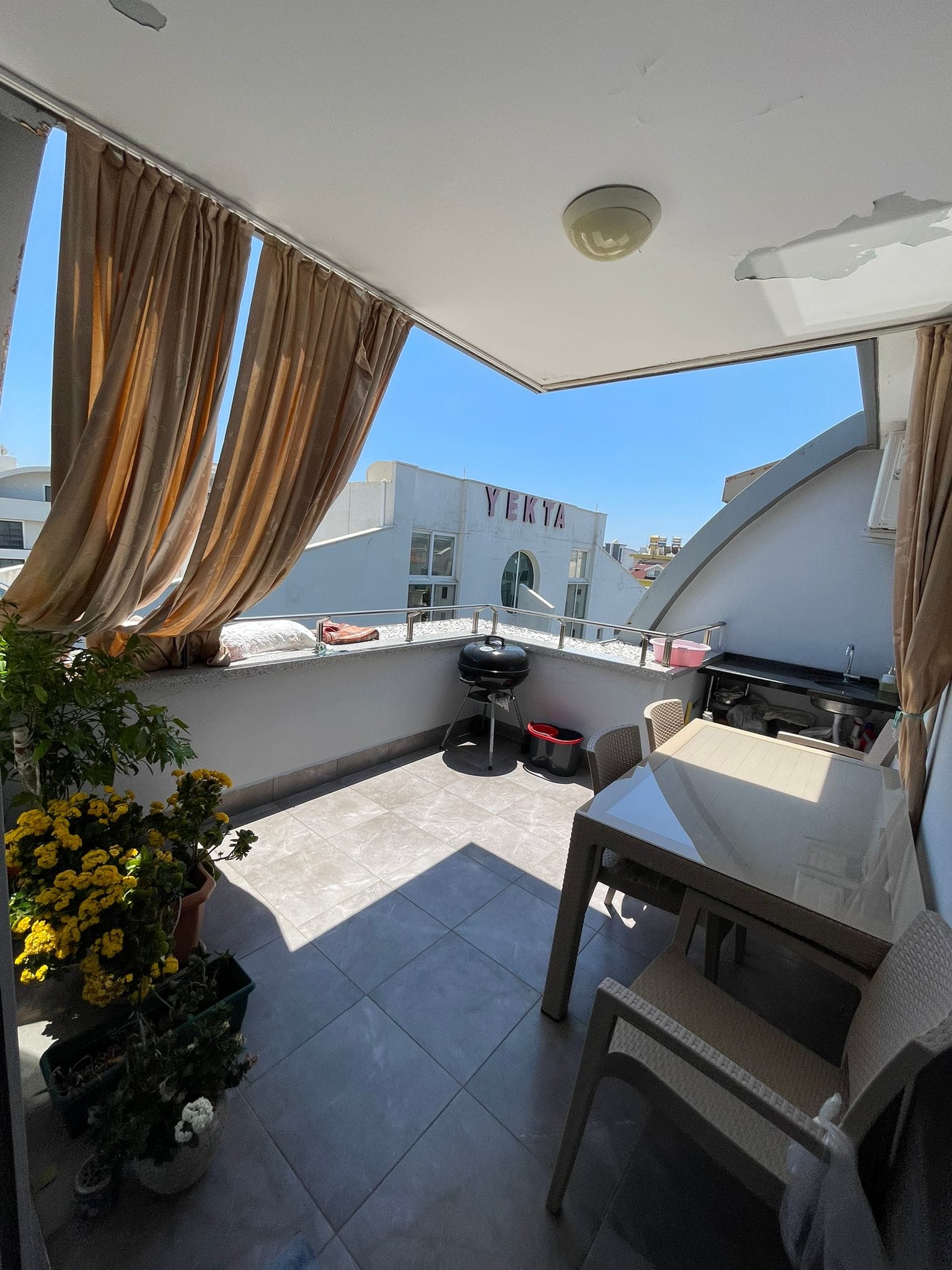 Меблированный дуплекс 2+1 площадью 125 м² в 150 метрах от пляжа - Фото 14