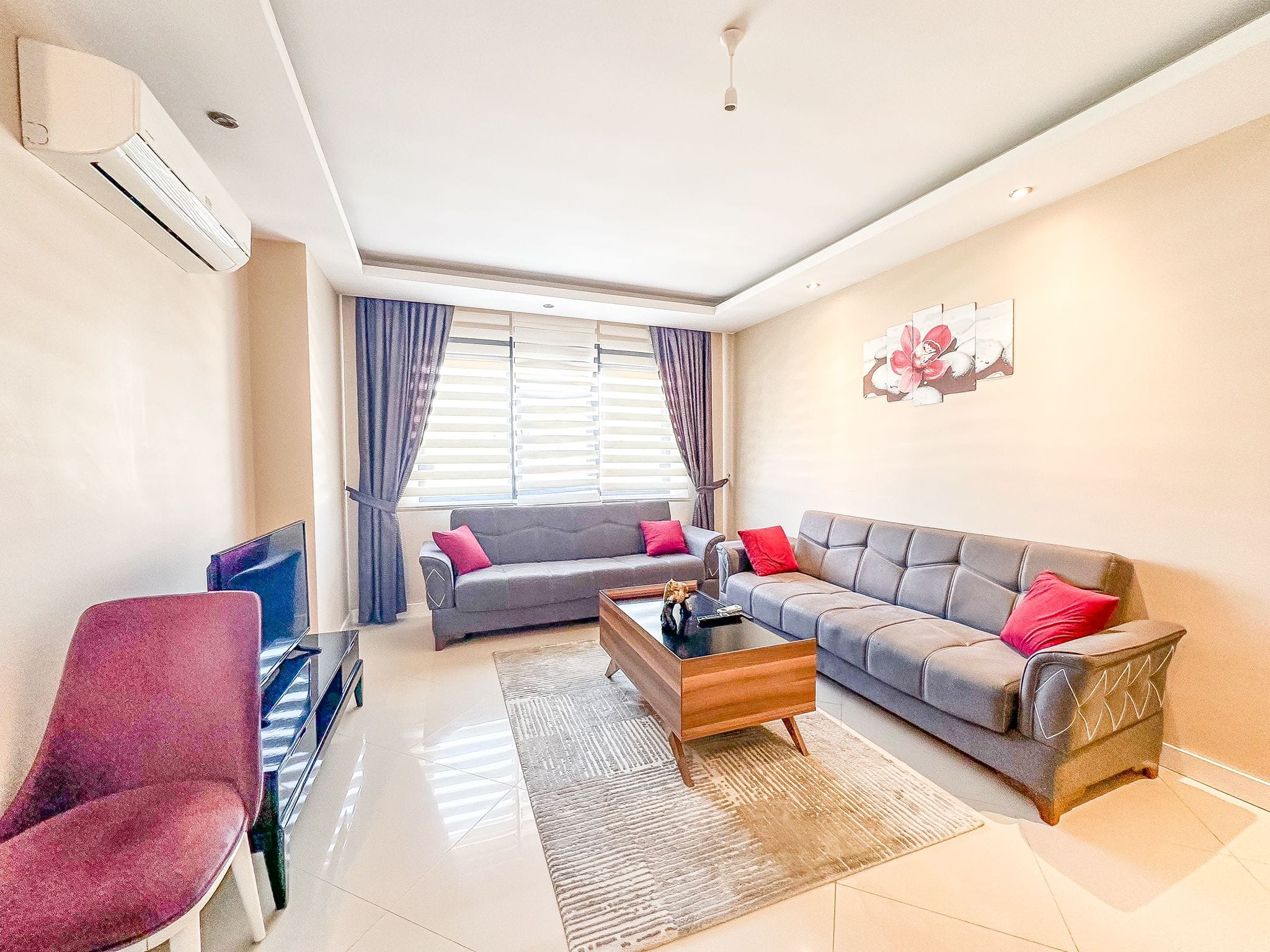 Квартира 2+1 площадью 110 м² с видом на горы в 250 метрах от пляжа - Фото 12
