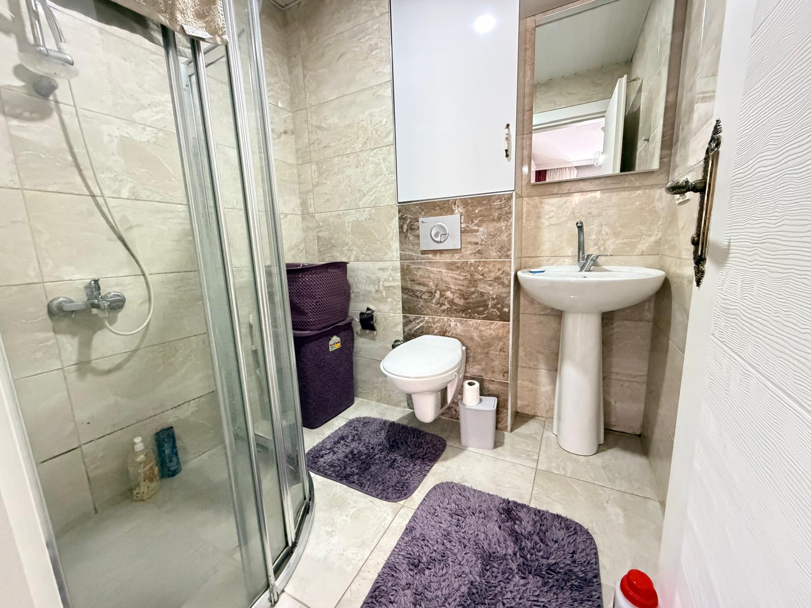 Меблированная квартира 2+1 в 350 м от пляжа в Махмутларе - Фото 12