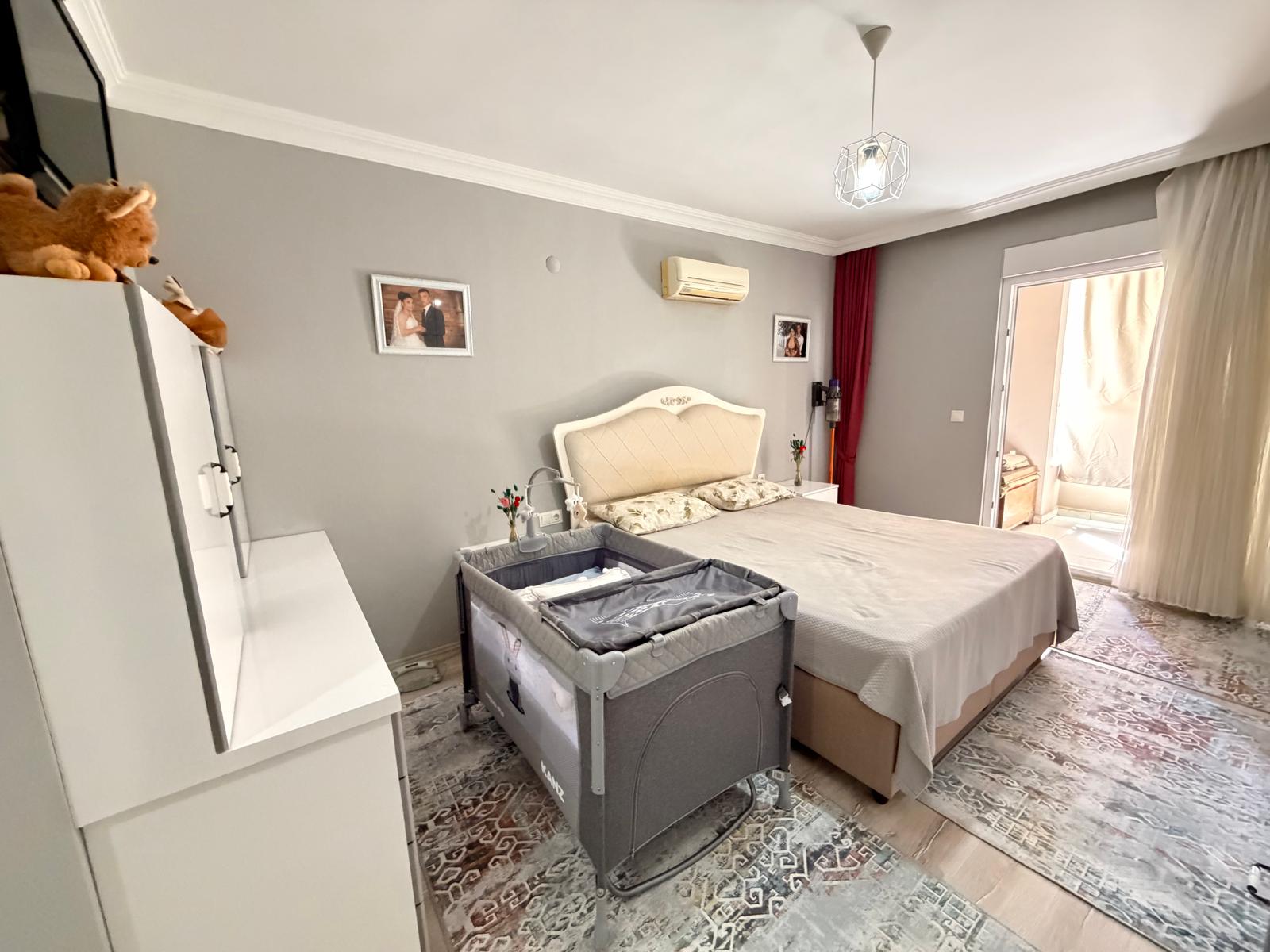 Меблированная квартира 2+1 в 350 м от пляжа в Махмутларе - Фото 11