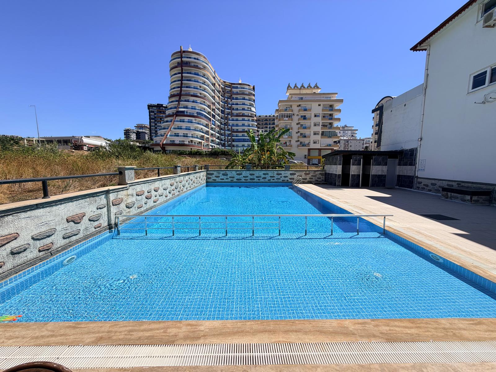 Меблированная квартира 2+1 в 350 м от пляжа в Махмутларе - Фото 19