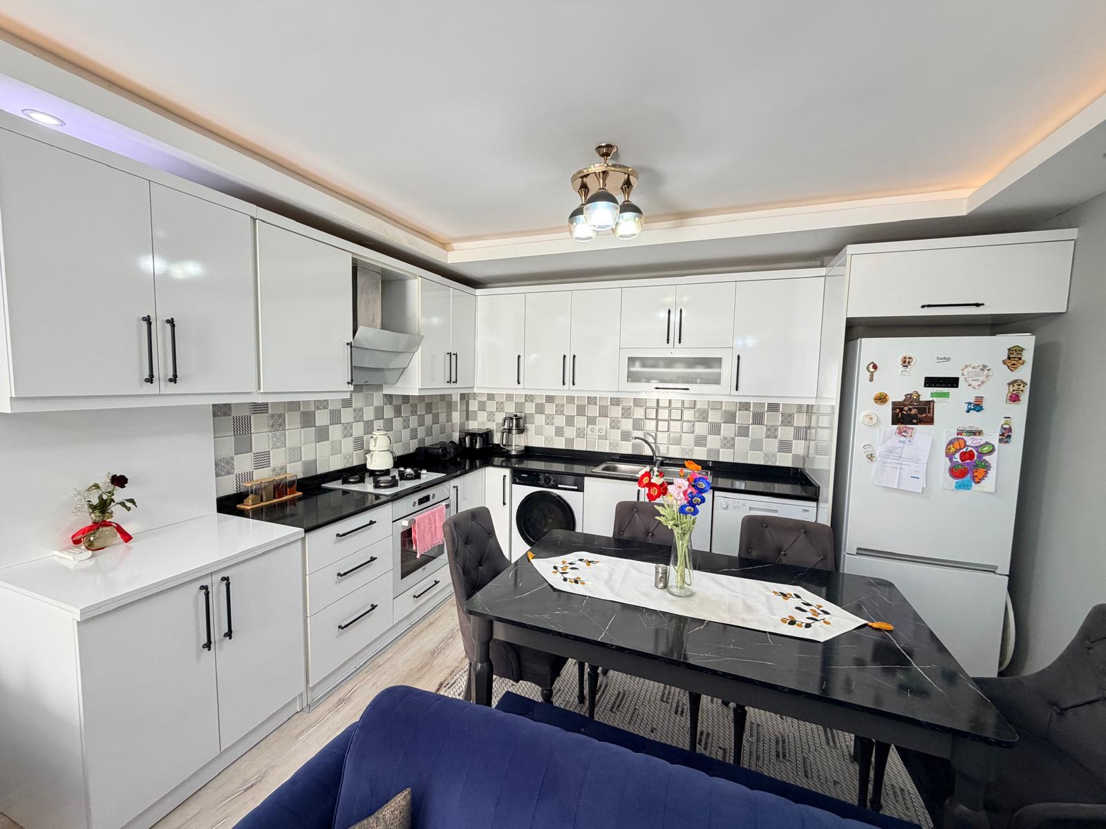 Меблированная квартира 2+1 в 350 м от пляжа в Махмутларе - Фото 5