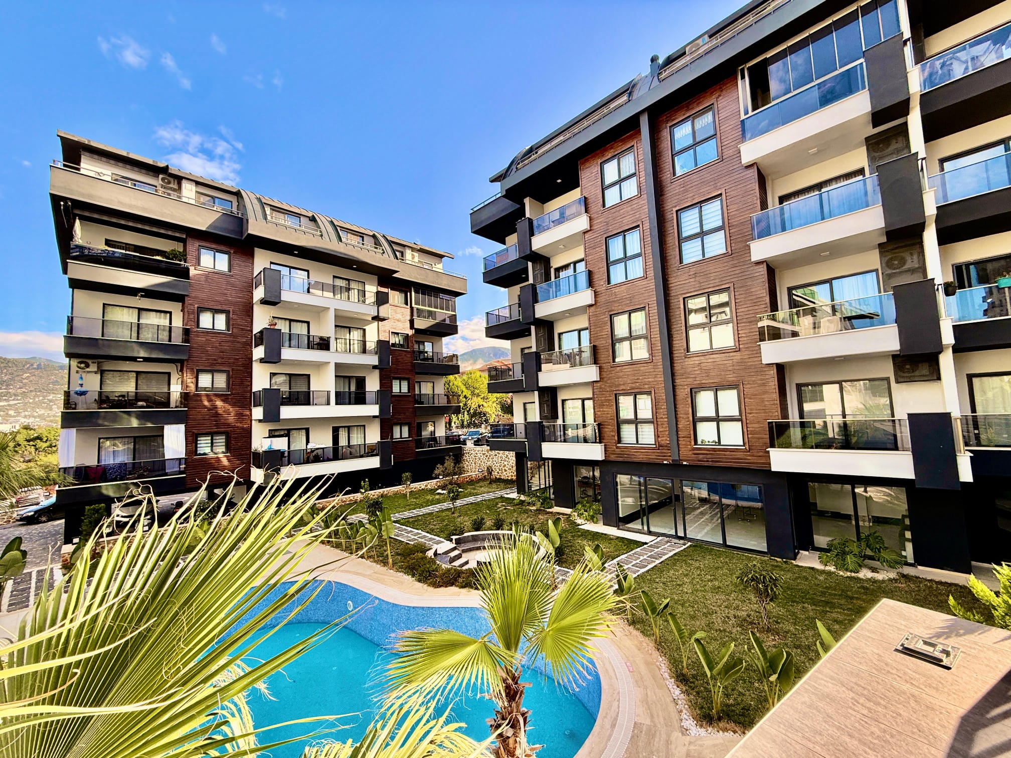 Квартира 1+1 площадью 60 м² в благоустроенном жилом комплексе в районе Оба - Фото 2