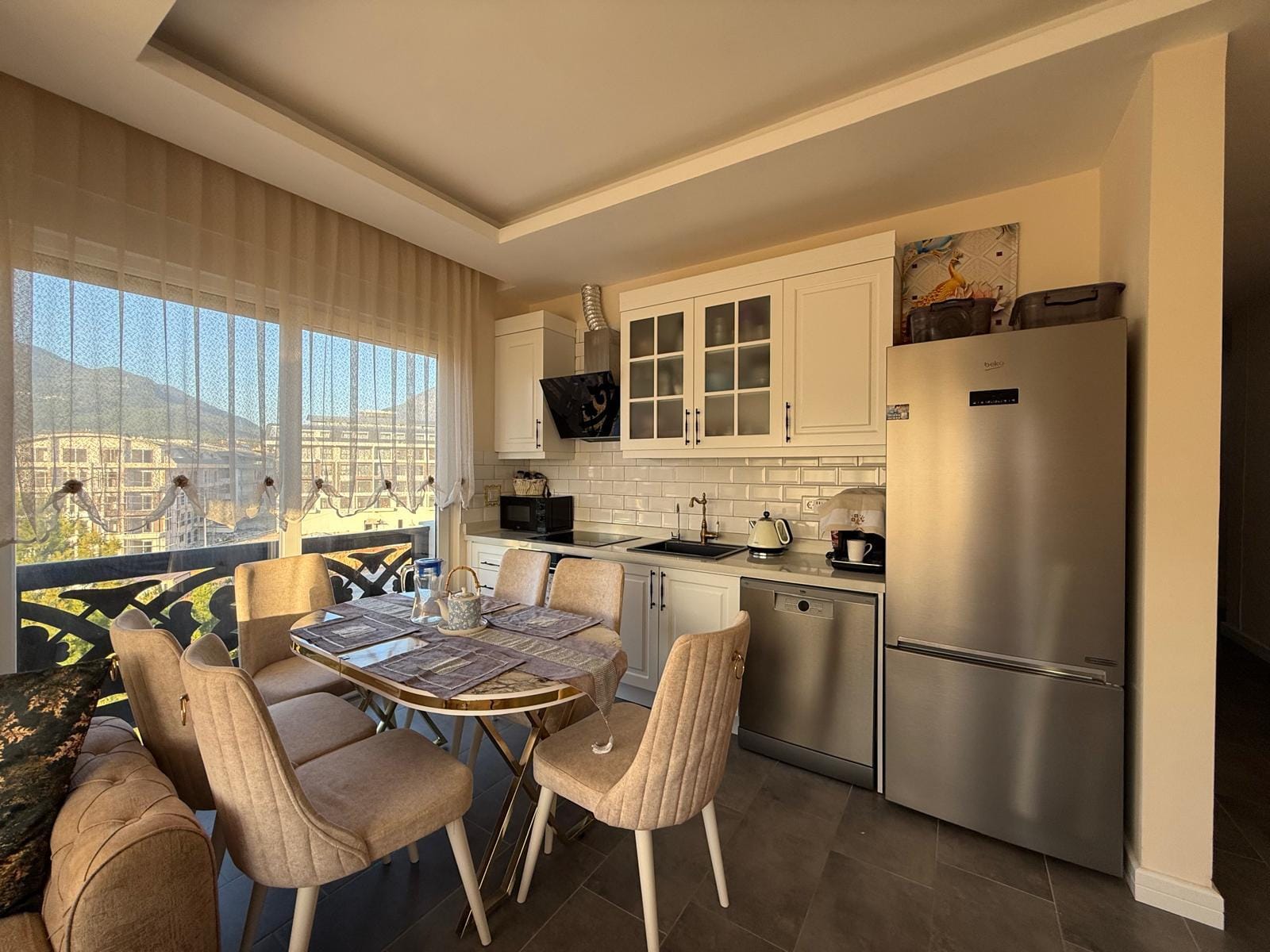 Меблированная квартира 2+1 площадью 100 м² в районе Оба - Фото 12