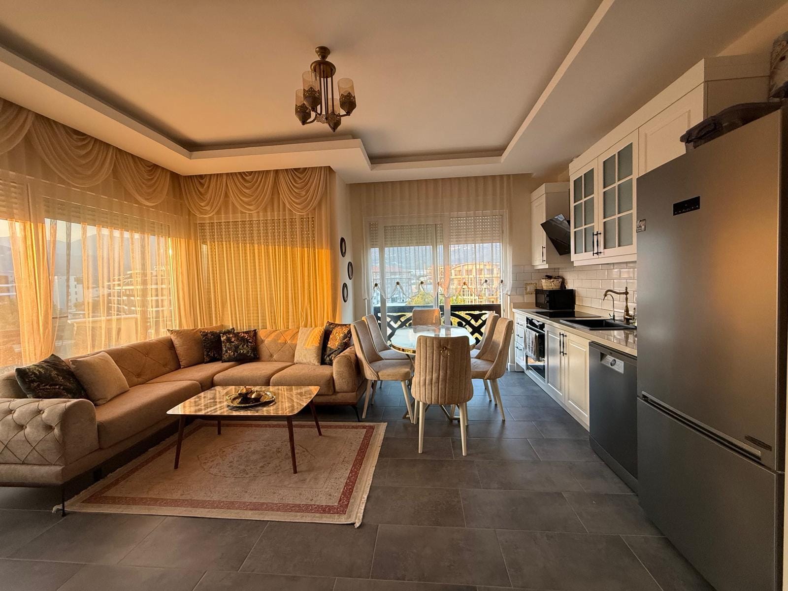 Меблированная квартира 2+1 площадью 100 м² в районе Оба - Фото 10