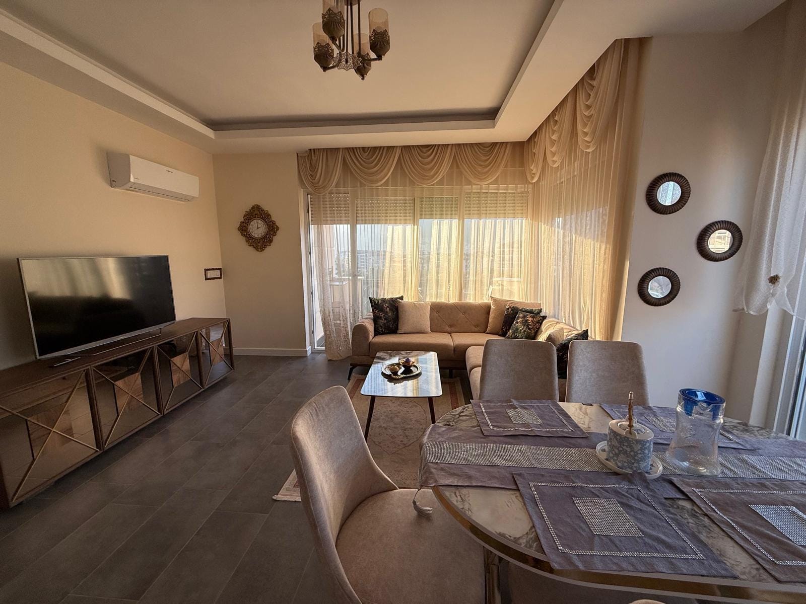 Меблированная квартира 2+1 площадью 100 м² в районе Оба - Фото 5