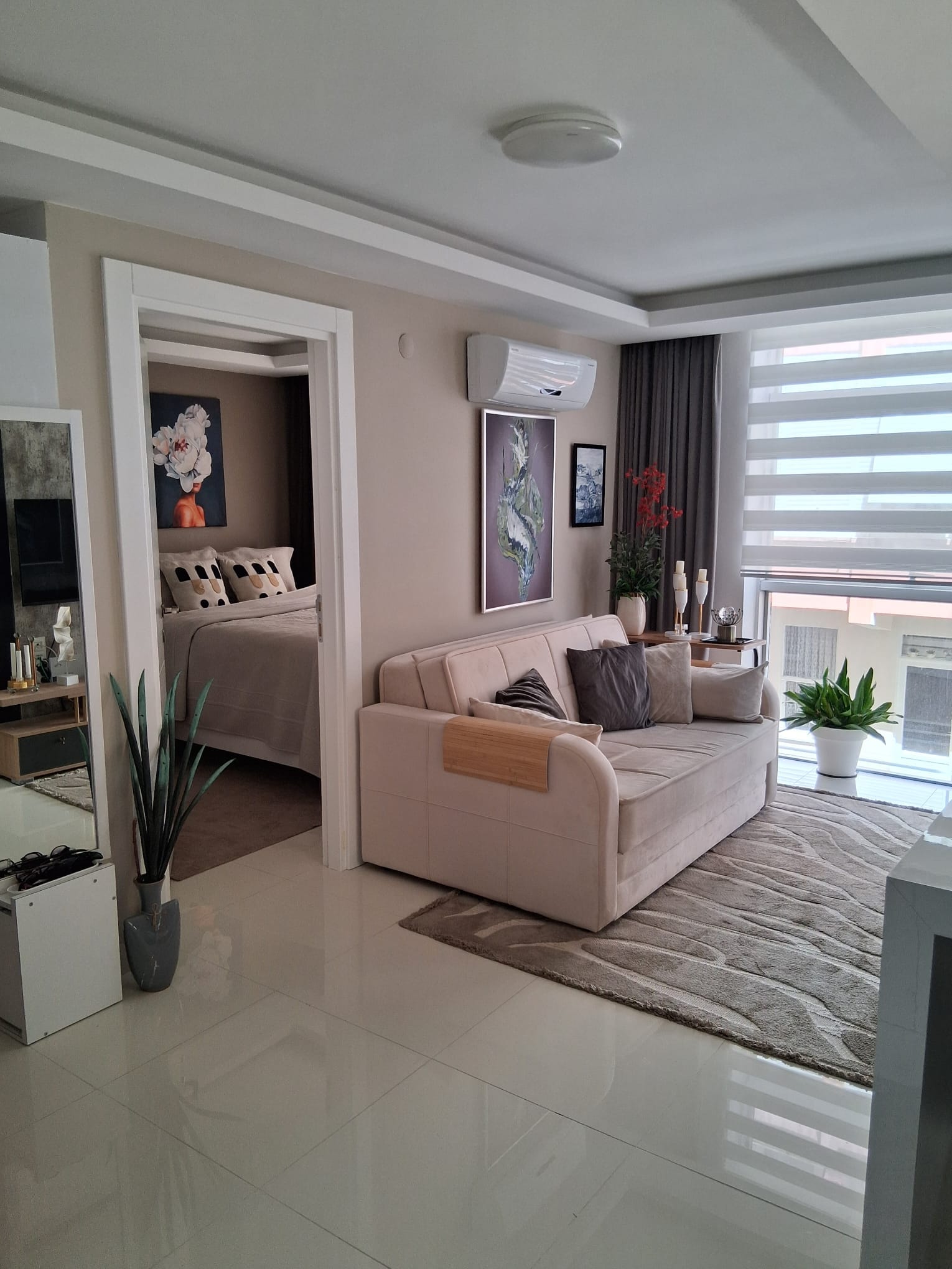Меблированная квартира 1+1 в центре Аланьи в 200 м от пляжа - Фото 3