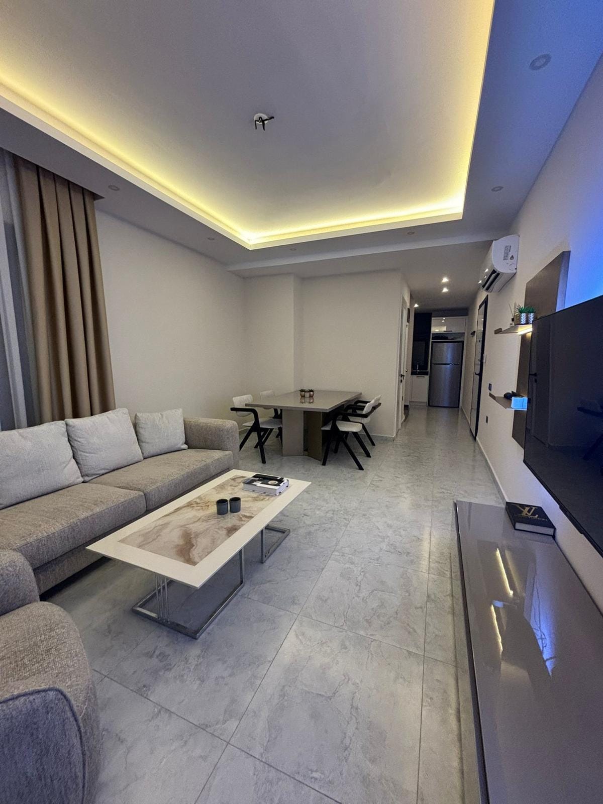 Меблированный дуплекс 2+1 с панорамным видом на море - Фото 8