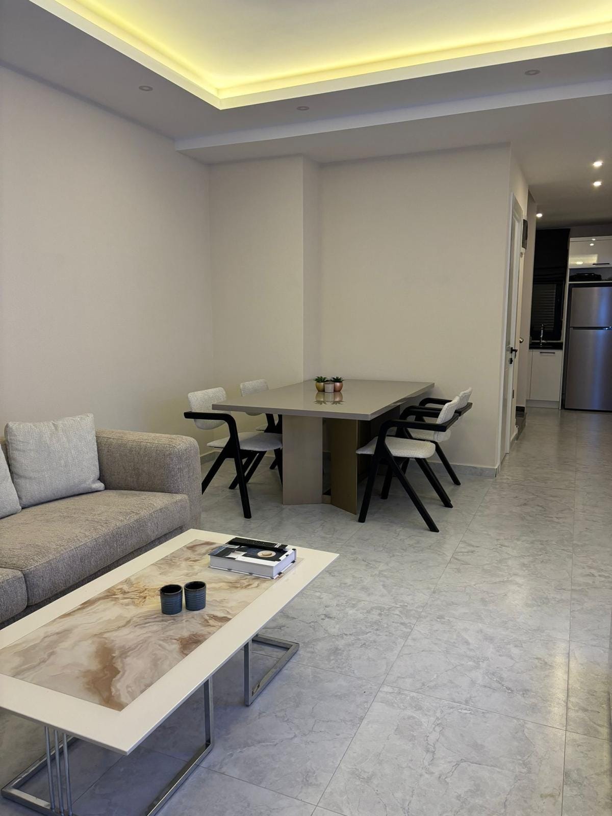 Меблированный дуплекс 2+1 с панорамным видом на море - Фото 12