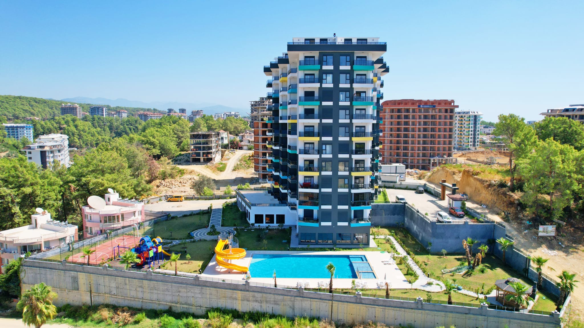 Квартира 1+1 площадью 57 м² в Авсалларе