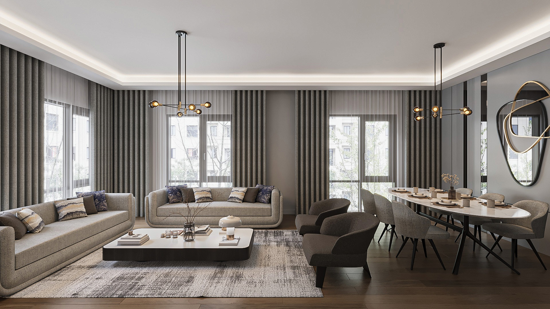Lilium Bahçe — элитные квартиры и виллы в престижном районе Башакшехир - Фото 14